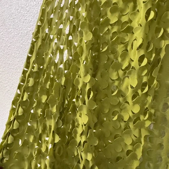 Pleats‎ Co Textured Cardigan S Moss Green Goblincore Cottagegoth Mushroomcore - Picture 5 of 5